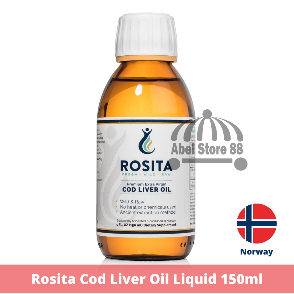 Jual Rosita Cod Liver Fish Oil 150 ml Extra Virgin Minyak Ikan Omega 3