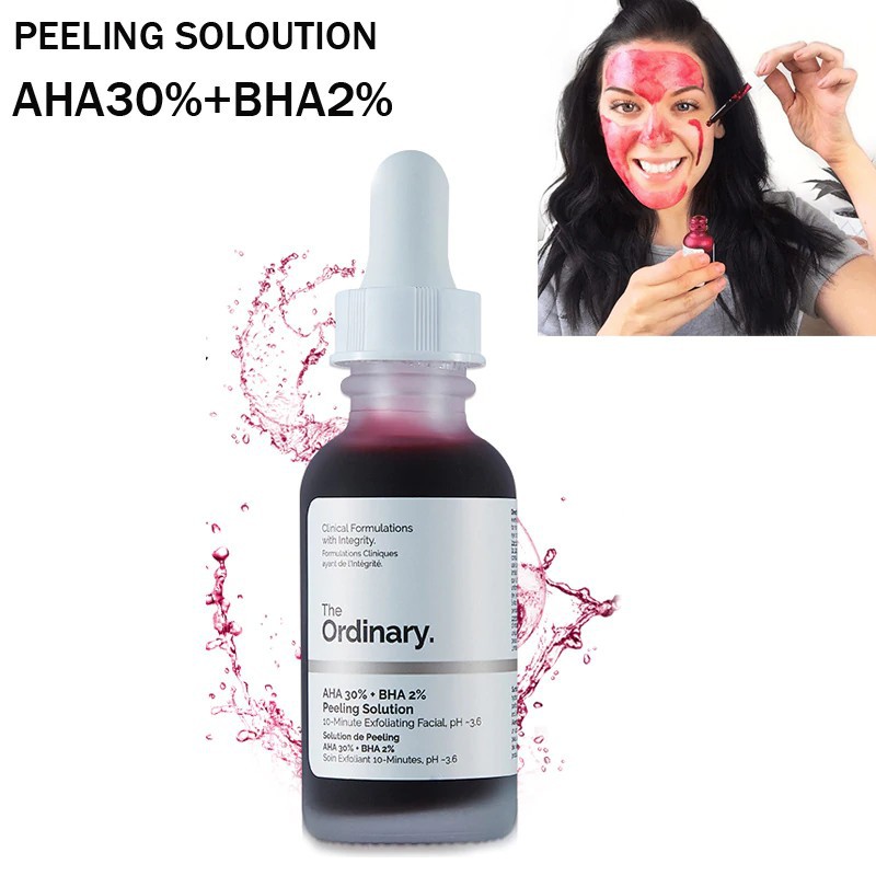 Jual The Ordinary Aha 30%+Bha 2% Peeling Solution 30Ml Original | Shopee Indonesia