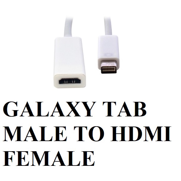 Jual Kabel Zikko Galaxy Tab Male To HDMI Female Kabel Konektor Tab