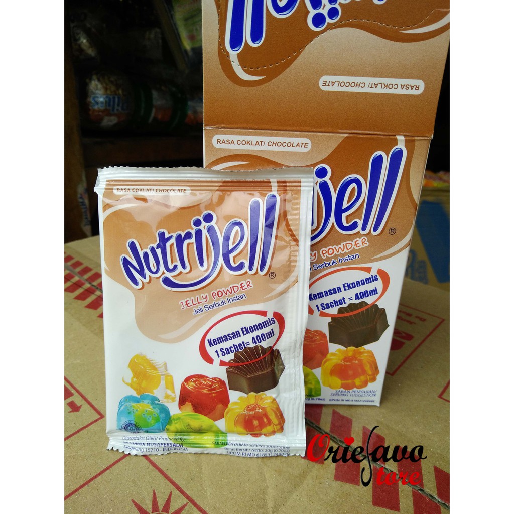 Jual Nutrijell Coklat 20 Gram | Shopee Indonesia