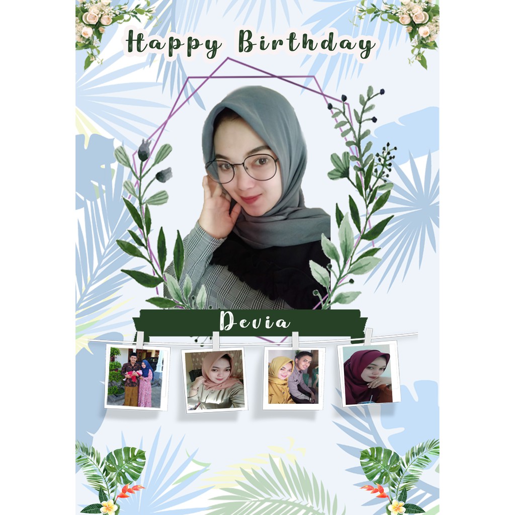 Edit Foto untuk Hadiah Ulang Tahun, Penikahan, Wisuda Dll