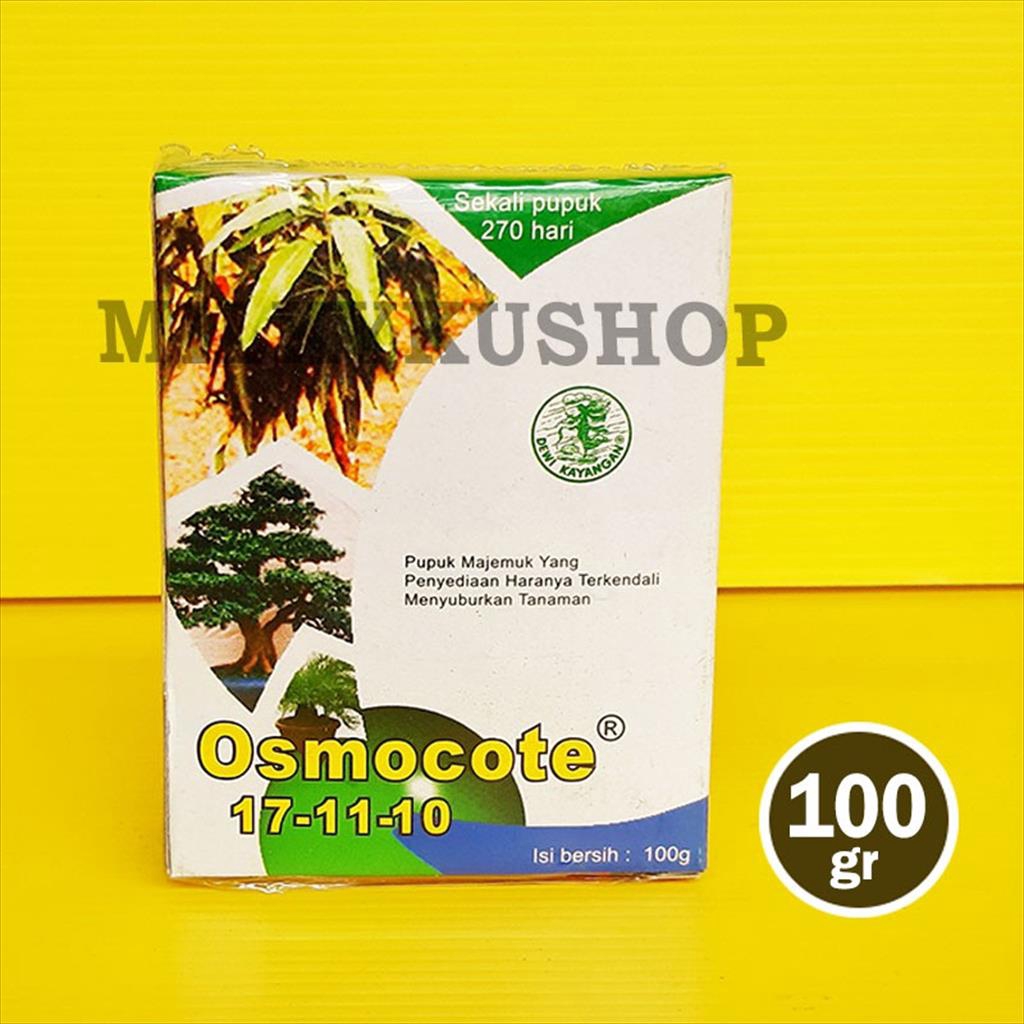 PUPUK OSMOCOTE 17 11 10 100 GRAM KEMASAN PABRIK DEKASTAR DAUN Shopee
