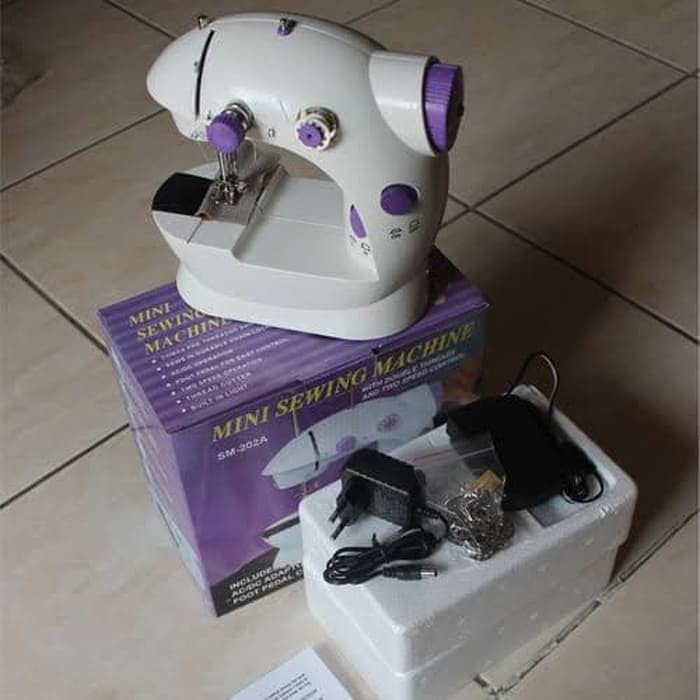 Jual Mesin Jahit Portable Mini Handheld Sewing Machines Dual Speed
