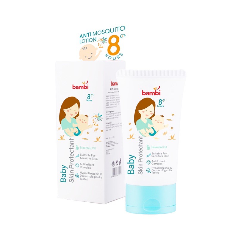 Jual Bambi Baby Skin Protectant With Essential Oil 50ml Shopee Indonesia