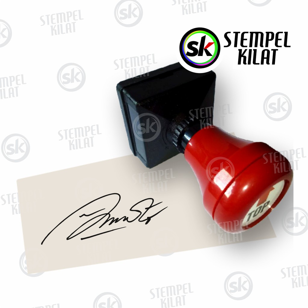 Stempel Tanda Tangan tandatangan ttd Shopee Indonesia