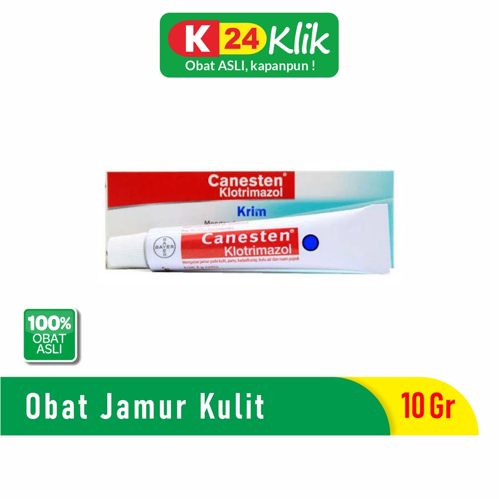 Jual CANESTEN Cream 10Gram / Salep Infeksi Jamur (1 Pcs) Shopee Indonesia