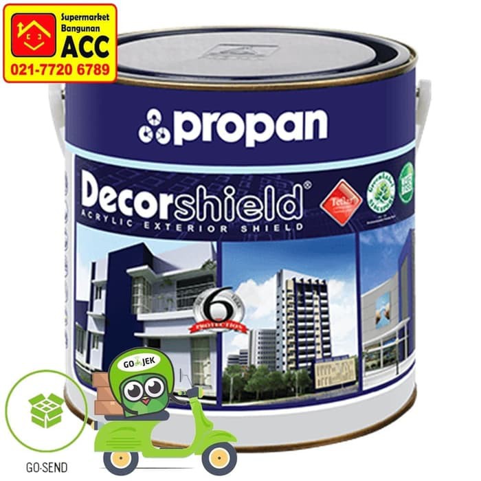 Propan Decorshield Cat Tembok Exterior Tinting Warna Muda