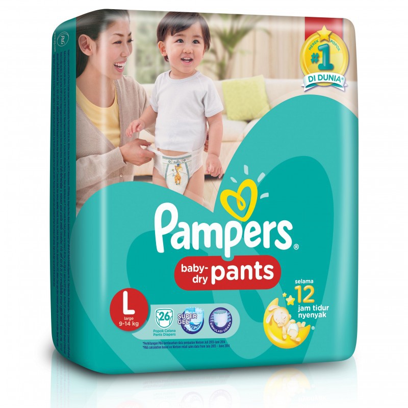 Jual Pampers Baby Dry Pants Size L Popok Sekali Pakai Ecer | Shopee Indonesia