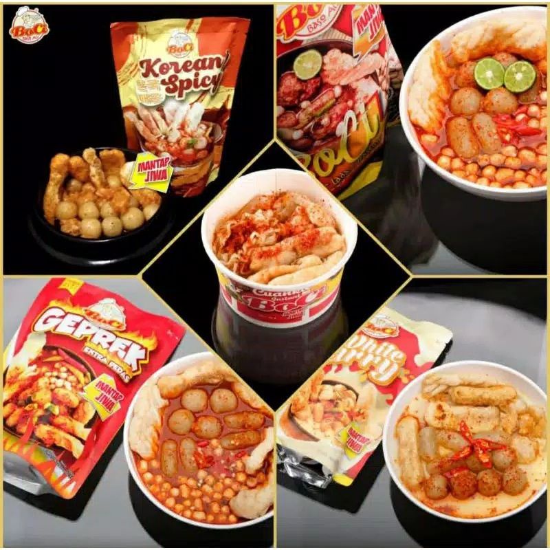 Baso aci boci mantap jiwa geprek whute curry cuanki korean spicy