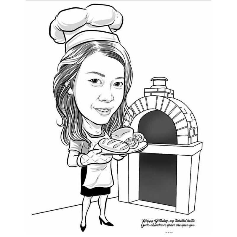 Jual Gambar Karikatur Hitam Putih Indonesia|Shopee Indonesia 800_X_800_jpg