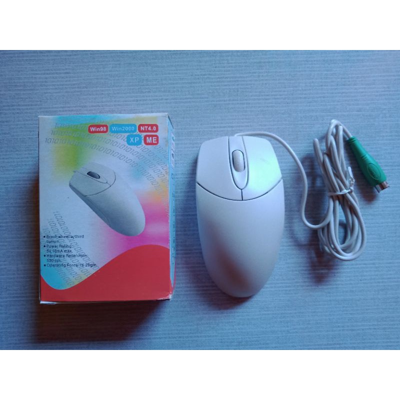 Jual mouse jadul menggunakan ball konektor ps2 (bukan optic) Shopee