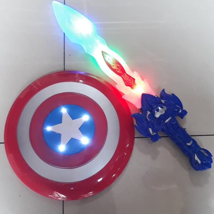 Jual Mainan Set Pedang Pistol Dan Tameng Captain Amerika / Mainan Set Anak Captain America Mainan Edukasi | Shopee Indonesia
