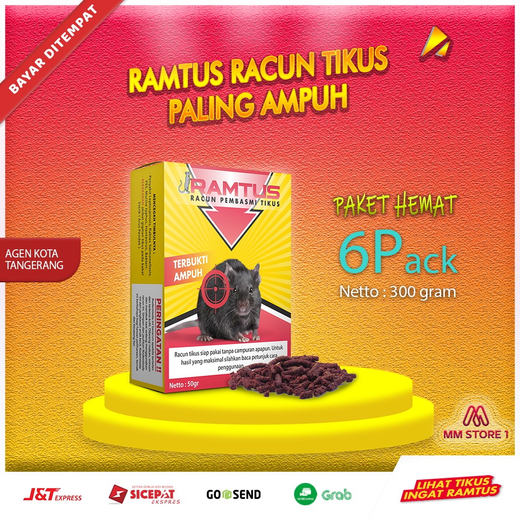 Racun Tikus Paling Berkesan / Jual Racun Tikus Anti Bau Racun Tikus