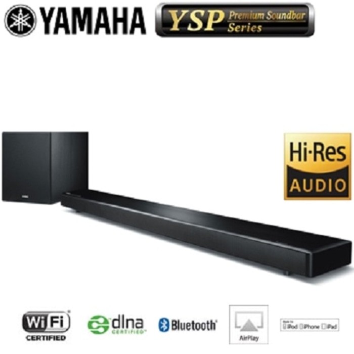 Jual Yamaha Ysp2700 Ysp-2700 Ysp 2700 Musiccast Sound Bar With Wireless Subwoofer | Shopee Indonesia