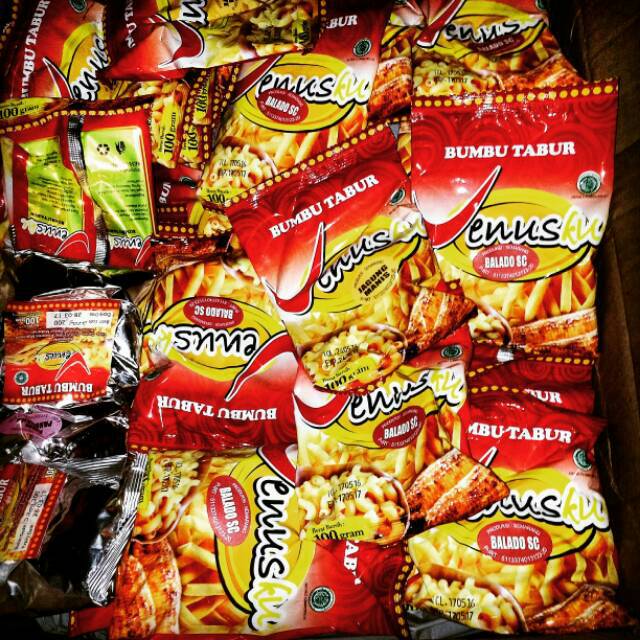 BUMBU TABUR bubuk tabur ANEKA RASA balado untuk keripik kentang makaroni  100 gr | Shopee Indonesia