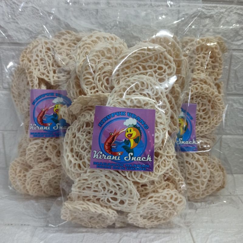 KERUPUK KERITING MENTAH BAWANG UDANG PUTIH 500GR Shopee Indonesia