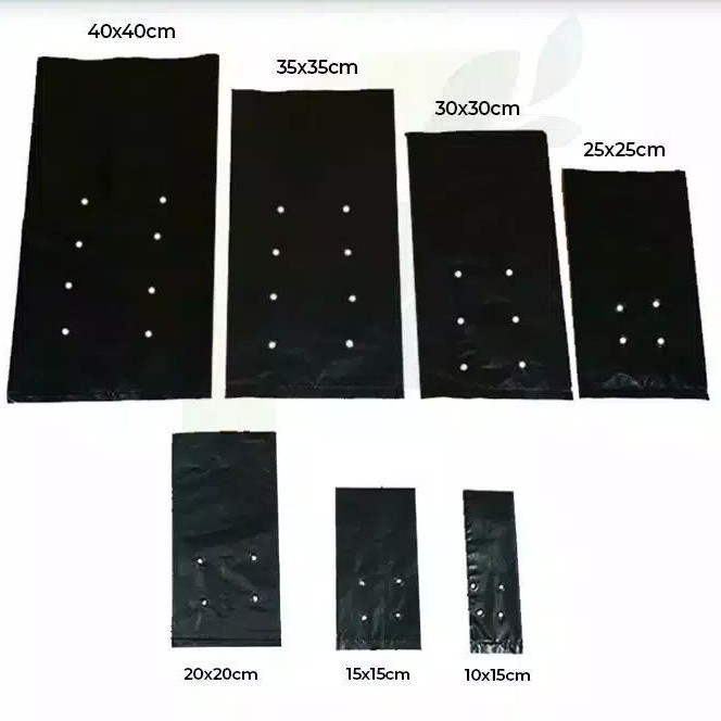 New Polybag . Polibek Semai Ukuran 15 X 15