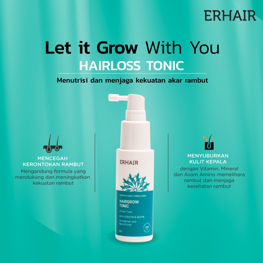 Jual Erha Hair Grow Tonic 60ML Shopee Indonesia