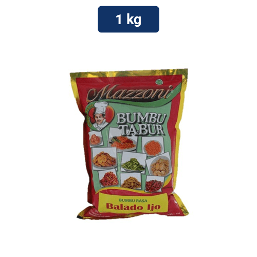 Mazzoni Bumbu Tabur Balado Ijo 1 kg Shopee Indonesia