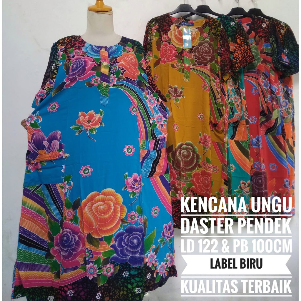 Daster KENCANA UNGU ORI Label Biru Shopee Indonesia