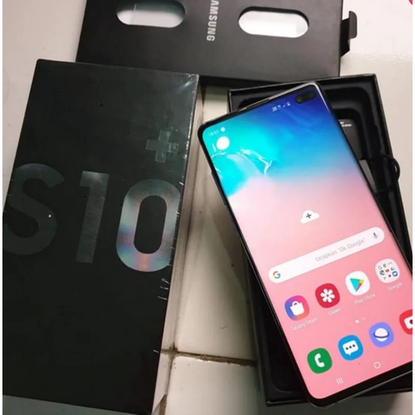 Jual Samsung S10 Plus Duos 128Gb - Ram 8Gb - Dual Sim Second Fullset | Shopee Indonesia
