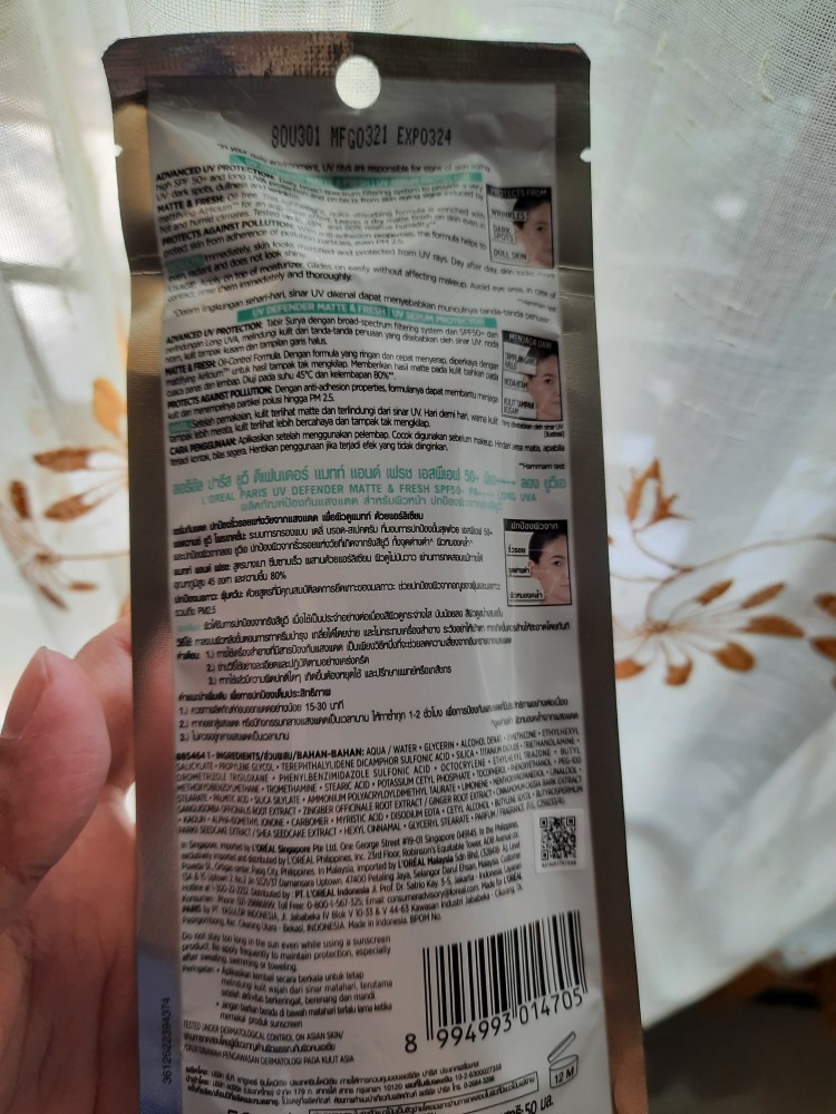 deklaration 2023 utskick Jual Loreal Paris Uv Defender Serum Protector Sunscreen Matte & Fresh Spf50++ 50Ml Indonesia|Shopee Indonesia