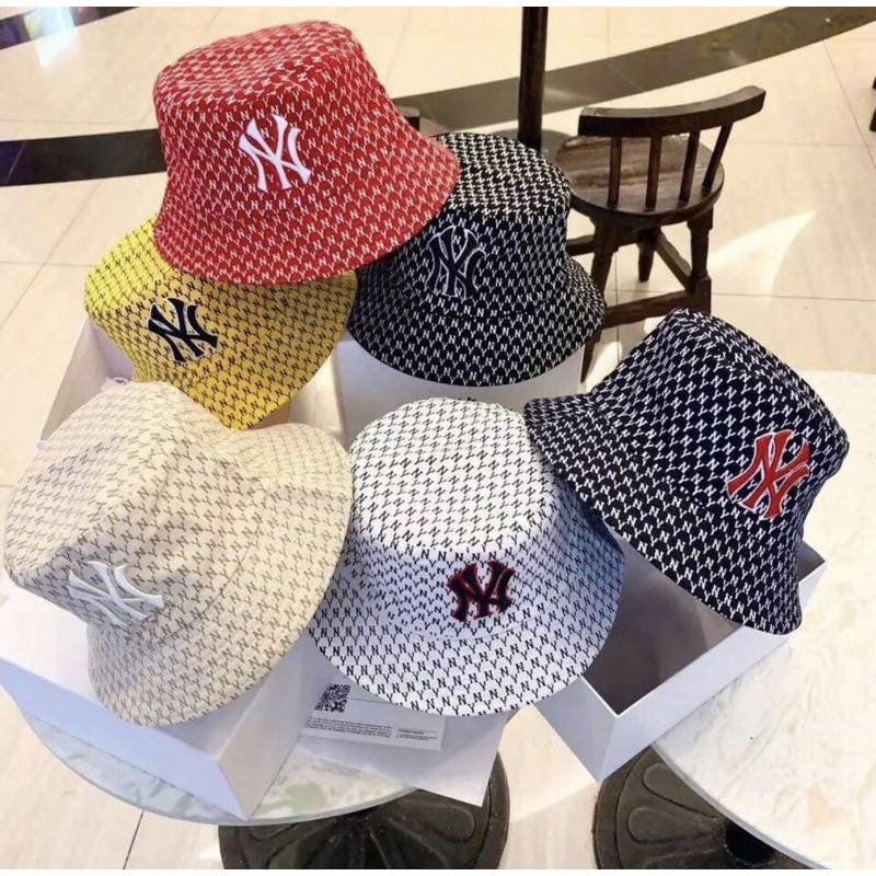 Jual TOPI BUCKET HAT NY MLB / NY BUCKET HAT / MLB BUCKET HAT (2 SISI) Indonesia