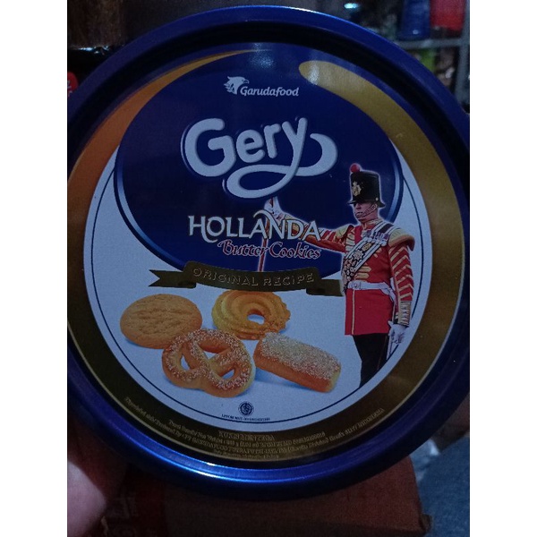Jual Gery Hollanda Butter cookies 225g Shopee Indonesia