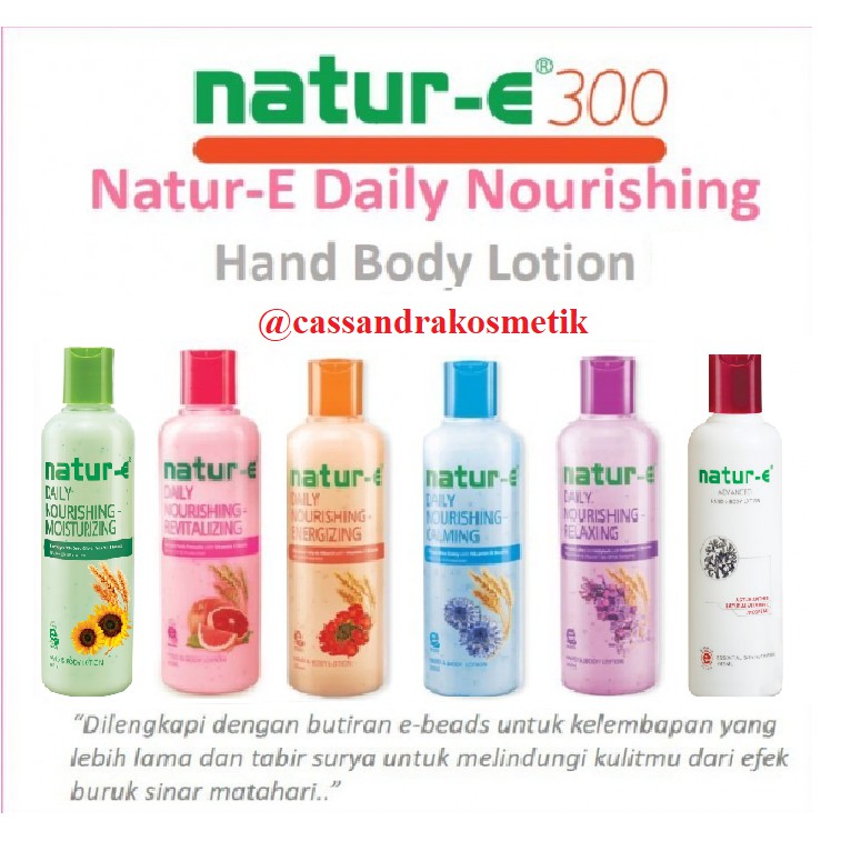Jual CASSANDRAKOSMETIK NATUR E HAND BODY LOTION ALL VARIANTS 245ml