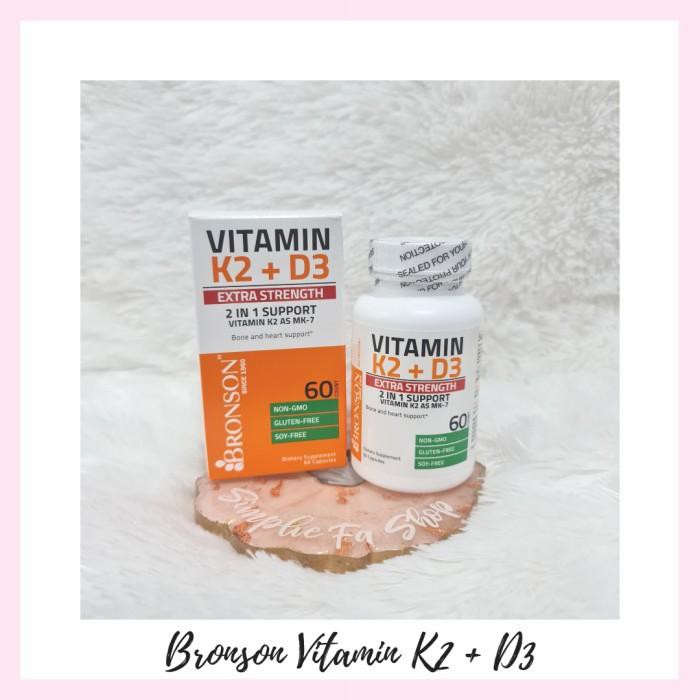 Jual Bronson Vitamin K2 + D3 Extra Strength (120 capsules) Shopee