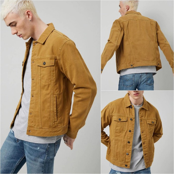 JAKET PRIA WANITA JEANS DENIM TEBAL UNISEX JACKET ANAK