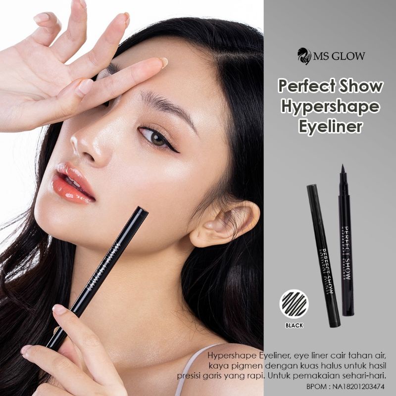 EYELINER Waterproof MS GLOW Shopee Indonesia