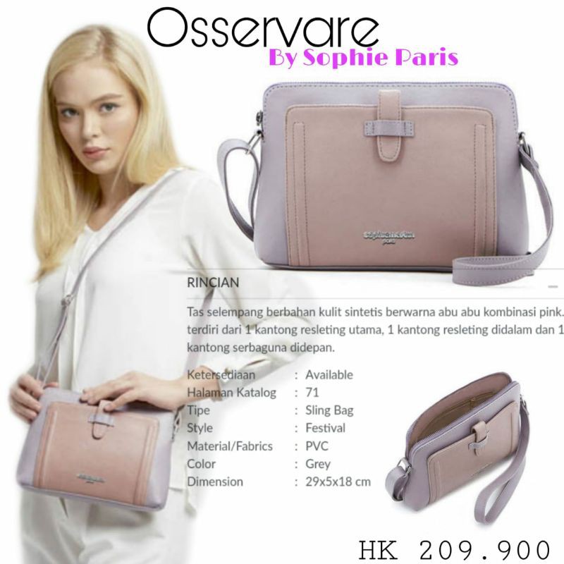TAS OSSERVARE Sophie Paris PROMO Shopee Indonesia