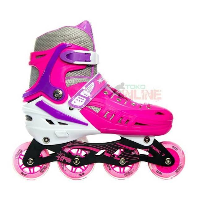 Jual Sepatu Roda/Inline Skate Powerline HB 22 ( Pink )