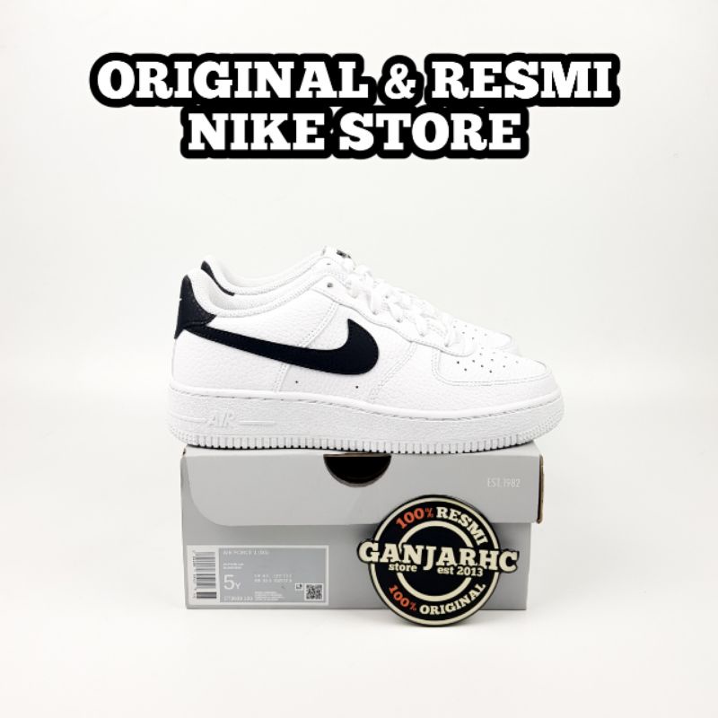 Jual Sneakers Nike Air Force 1 Af1 White Black Original Resmi | Shopee Indonesia