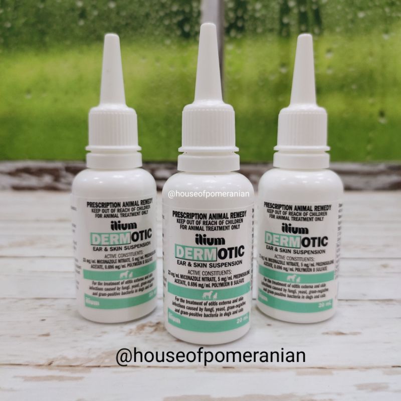 Jual DERMOTIC 20ml ear & skin ointment salep telinga kulit anjing