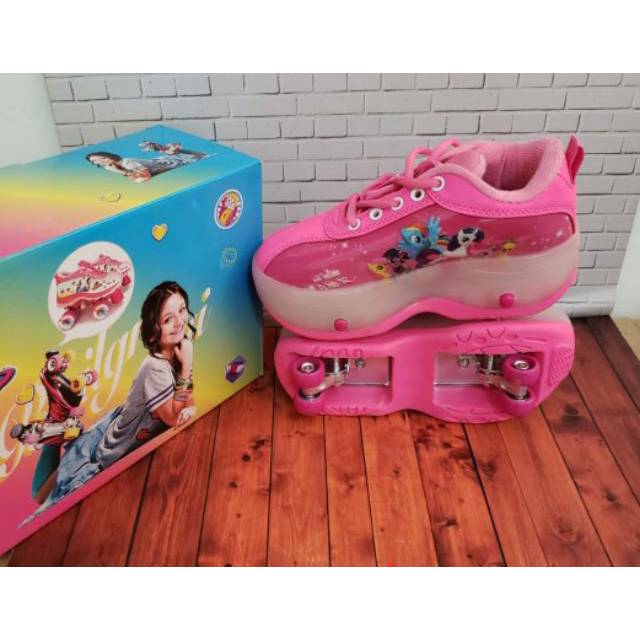 SEPATU LITTLE PONY RODA 4. SEPATU RODA PONY . SEPATU RODA LITTLE PONY