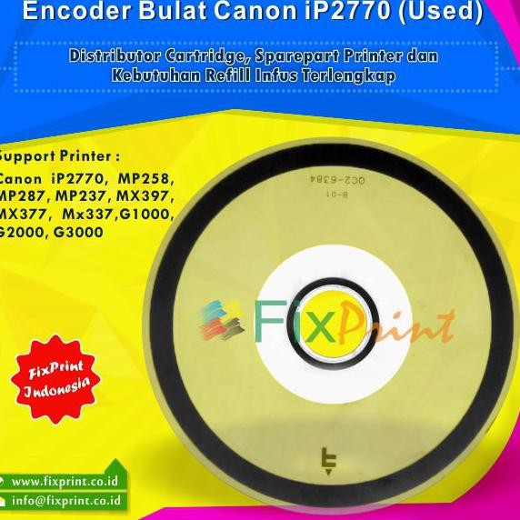 Jual Encoder Bulat Timing Disk Printer Canon IP2770 MP258 MP276 MP287