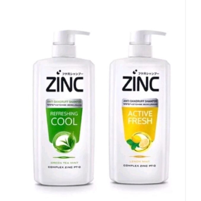 Jual ZINC SHAMPOO 680ml/GREEN TEA MINT/LEMON MINT Shopee Indonesia
