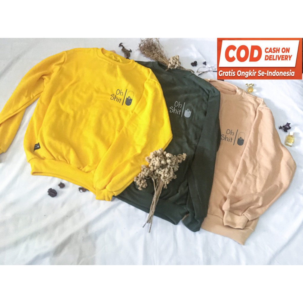 [COD] SWEATER DISTRO CREWNECK HITS MURAH OOTD WANITA PRIA
