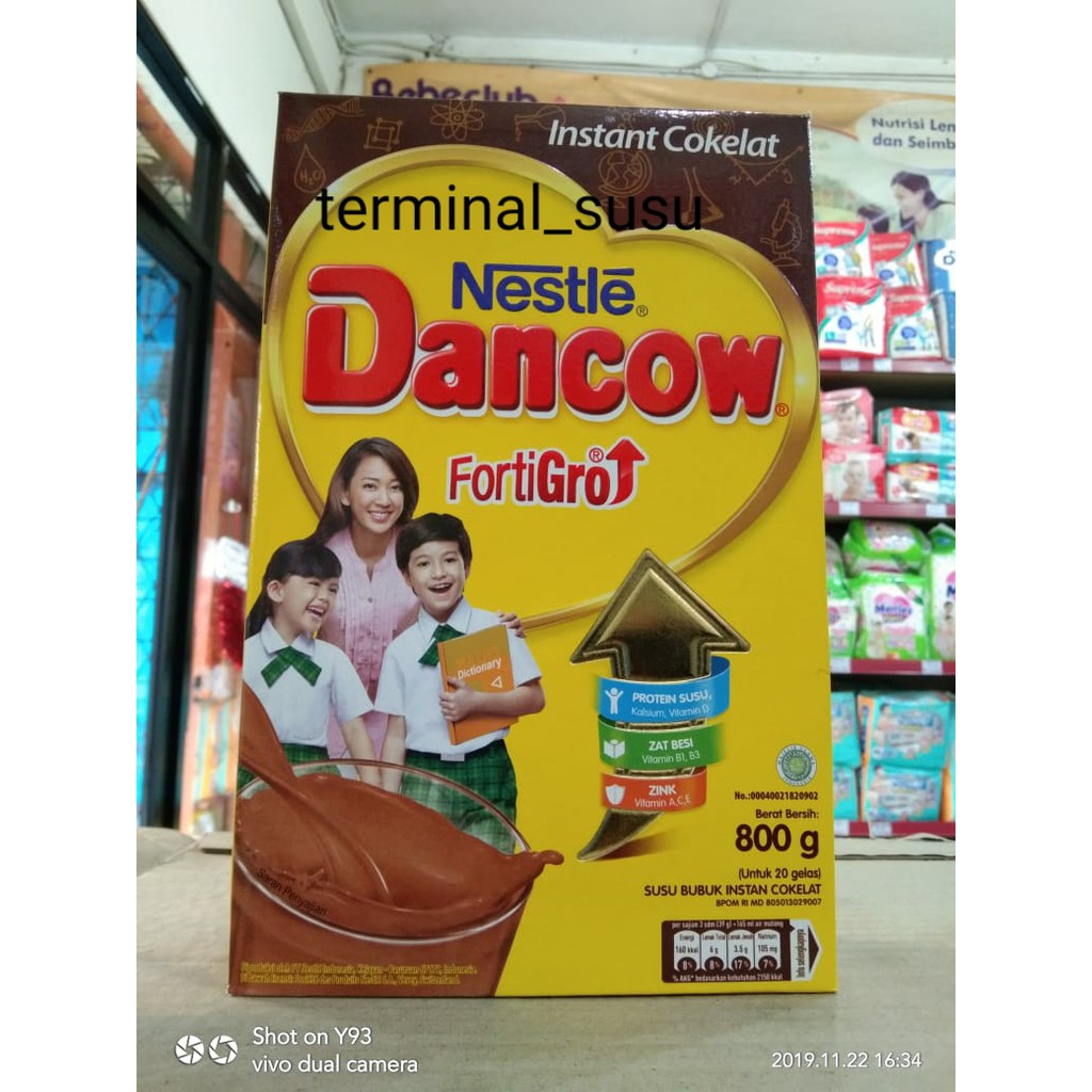 Jual Susu Dancow Fortigro Instant Coklat. 800 Gram | Shopee Indonesia