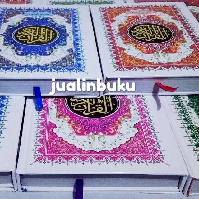 Al Quran Murah Cover Putih Kertas CD ukuran A5 non