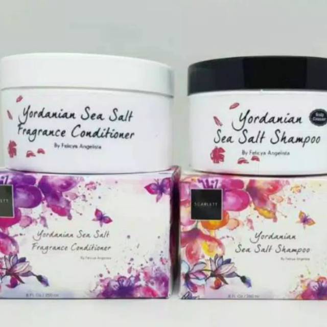 SCARLETT SCARLET YORDANIAN SEA SALT CONDITIONER/SHAMPO Shopee Indonesia