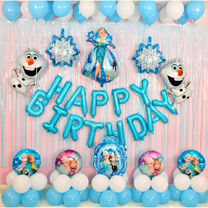 30+ Ide Dekorasi Ulang Tahun Anak Tema Frozen Feiwie Dasmeer