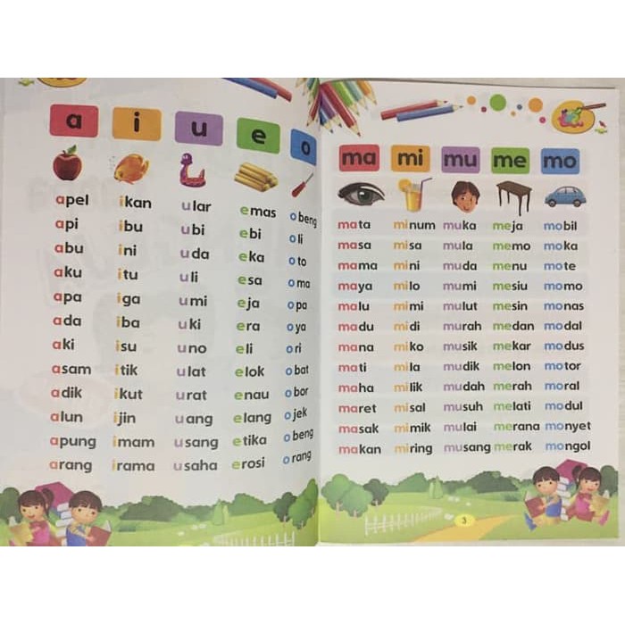 Download Belajar Membaca Tanpa Mengeja Buku 3 Cara