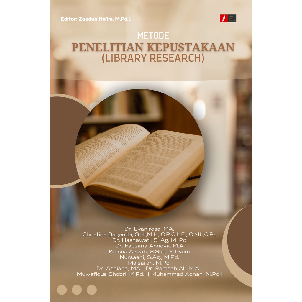 Jual Metode Penelitian Kepustakaan (Library Research) Shopee Indonesia