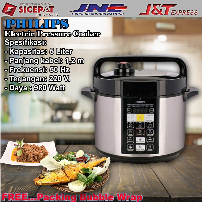 Jual Pressure Cooker Philips HD2136 Phillip Pressto Rice cooker 5