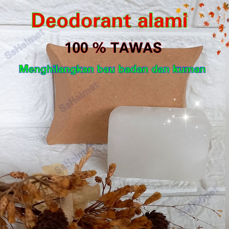 Jual Batu Deodorant Tawas natural alami Sabun Deodorant Aman untuk Bau