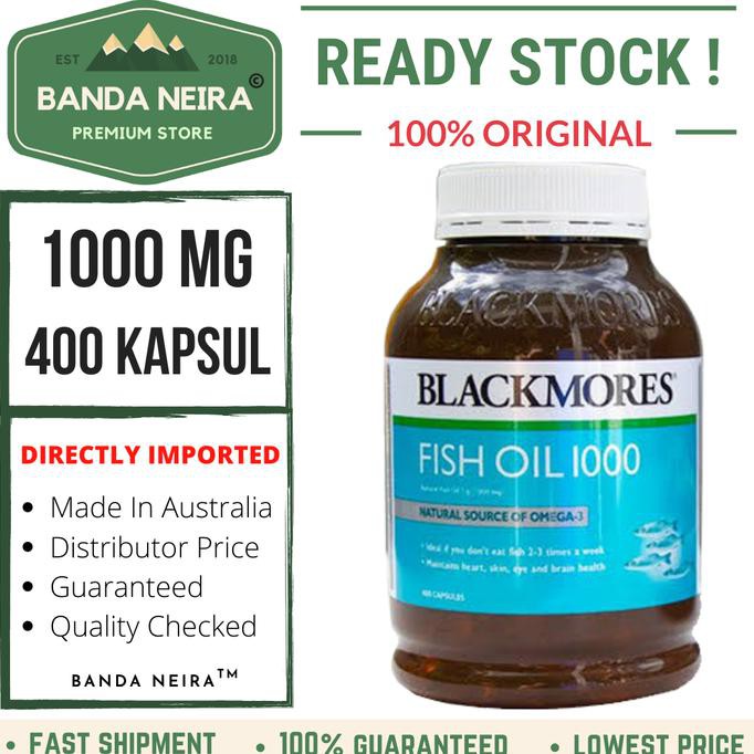 Jual Blackmores Anti Inflammatory Fish Oil 400 Kapsul 1000 Mg Indonesia