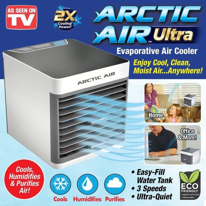 Jual ARCTIC AIR COOLER FAN Mini AC Portable USB AC ARTIC Air Cooler